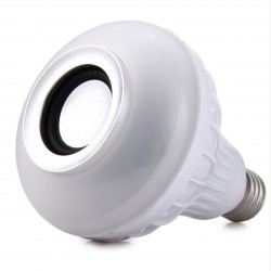 Smart RGB / LED bulb - dimmable - with Bluetooth speaker - remote - E27 - 12WBluetooth speakers