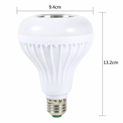 Smart RGB / LED bulb - dimmable - with Bluetooth speaker - remote - E27 - 12WBluetooth speakers