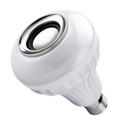 Smart RGB / LED bulb - dimmable - with Bluetooth speaker - remote - E27 - 12WBluetooth speakers