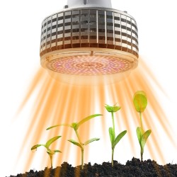 Lâmpada LED - luz de crescimento de plantas - espectro completo - hidropônico - E27 - 100W - 150W - 300W