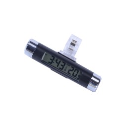 2 in1 - car LCD digital temperature thermometer / clock - clip-onStyling parts