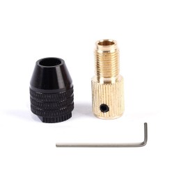 Electric motor shaft - mini drill chuck - fixture clamp - quick-releasePower Tools