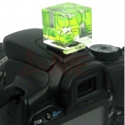 Nível de bolha de 3 eixos - adaptador de sapata - acessórios de fotografia