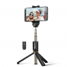 3 em 1 - mini tripé sem fio / bastão de selfie - Bluetooth - para smartphone