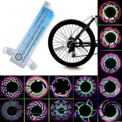 Luz de roda de raio de bicicleta - LED - 30 padrões