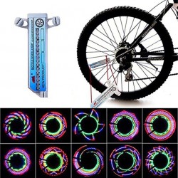 Luz de roda de raio de bicicleta - LED - 30 padrões