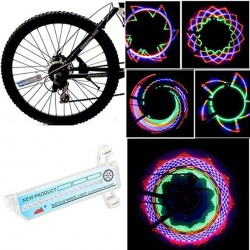 Luz de roda de raio de bicicleta - LED - 30 padrões