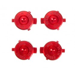 Botões de metal - botões de ação de bala - para controle de Playstation 4/3 - 4 peças