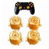 Botões de metal - botões de ação de bala - para controle de Playstation 4/3 - 4 peças