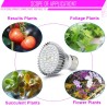 Lâmpada LED - luz de crescimento de plantas - espectro completo - hidropônico - E27 - 10W - 30W - 50W - 80W