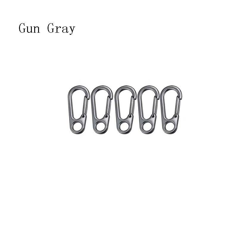 Mini carabiner - clip - hook - keychain - for bottles / keys - 5 piecesSurvival tools