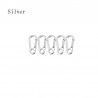 Mini carabiner - clip - hook - keychain - for bottles / keys - 5 piecesSurvival tools