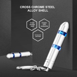 Chaveiro antiestático - alta voltagem - com luz LED