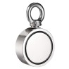 Íman de neodímio dupla face - íman de pesca - com olhal - 300Kg - D60mm