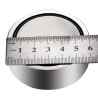 Íman de neodímio dupla face - íman de pesca - com olhal - 300Kg - D60mm