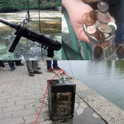 Íman de neodímio dupla face - íman de pesca - com olhal - 300Kg - D60mm
