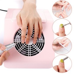 Coletor de pó de unhas - manicure/pedicure - com 2 sacos coletores de pó - 40W