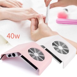 Coletor de pó de unhas - manicure/pedicure - com 2 sacos coletores de pó - 40W