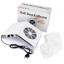 Coletor de pó de unhas - manicure/pedicure - com 2 sacos coletores de pó - 40W