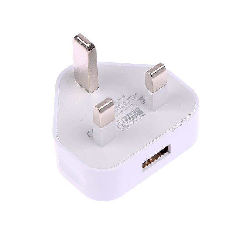 Carregador de parede universal - com 1 - 2 portas USB - plugue do Reino Unido