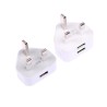 Carregador de parede universal - com 1 - 2 portas USB - plugue do Reino Unido