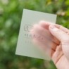 Notas adesivas transparentes - à prova d'água - 50 peças