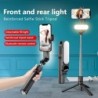 L15 - selfie stick - foldable mini tripod - with fill light - Bluetooth - remote shutterSelfie sticks