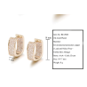 brincos pequenos de zircônia