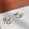 Tulip / pearl - stud earringsEarrings