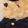 Piloto / capitão urso de pelúcia - comissário de bordo - brinquedo de pelúcia
