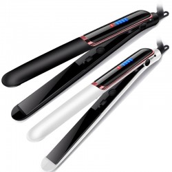 Alisador de cabelo / modelador de cabelo - controle de temperatura - aquecimento rápido - cabelo molhado / seco