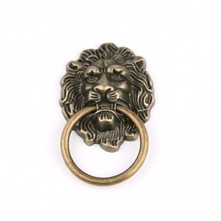 Alloy lion head - antique furniture handle - 67 * 43mm - 1 pieceFurniture