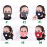 Máscara de proteção facial / bucal - filtro de carvão ativado PM25 - válvula de ar
