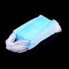 Máscara facial / bucal descartável - descartável - azul - 50 peças
