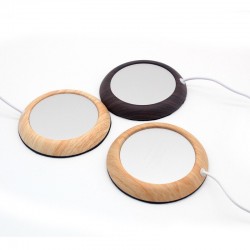 Aquecedor de xícaras USB - aquecedor de chá / café - madeira