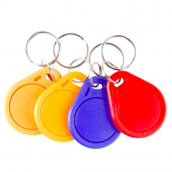 1356MHz IC M1 - S50 key-fob - tag control - key inductive card -entrance guard system - keychain - 10 piecesKeyrings