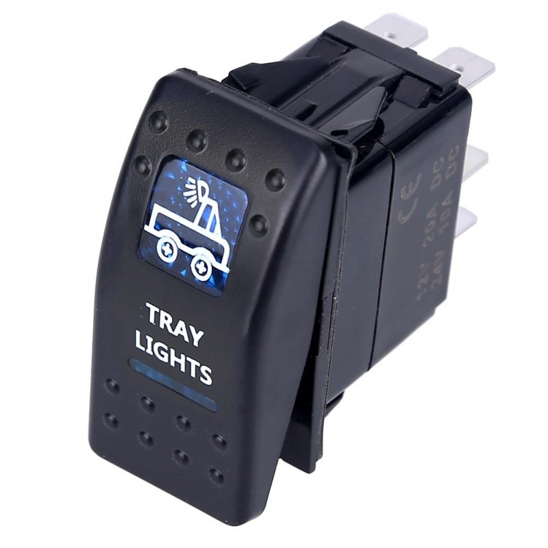 Luz do interruptor do carro - interruptor LED - à prova d'água - 12V / 24V