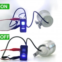 Luz do interruptor do carro - interruptor LED - à prova d'água - 12V / 24V