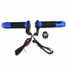 22mm - 7/8" - 12V - guidão moto - punhos elétricos aquecidos - alumínio - 2 peças