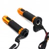 22mm - 7/8" - 12V - guidão moto - punhos elétricos aquecidos - alumínio - 2 peças