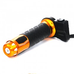 22mm - 7/8" - 12V - guidão moto - punhos elétricos aquecidos - alumínio - 2 peças