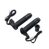 22mm - 7/8" - 12V - guidão moto - punhos elétricos aquecidos - alumínio - 2 peças