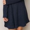 Short knitted dress - long sleeve sweaterDresses