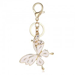 borboleta de cristal - chaveiro