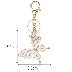 borboleta de cristal - chaveiro