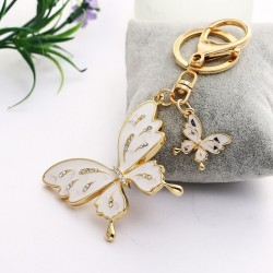 borboleta de cristal - chaveiro
