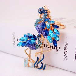 Flamingo cristal - chaveiro