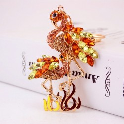 Flamingo cristal - chaveiro