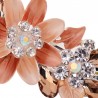 Flores de cristal - grampo de cabelo