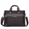 Bolsa de ombro elegante em couro - larga